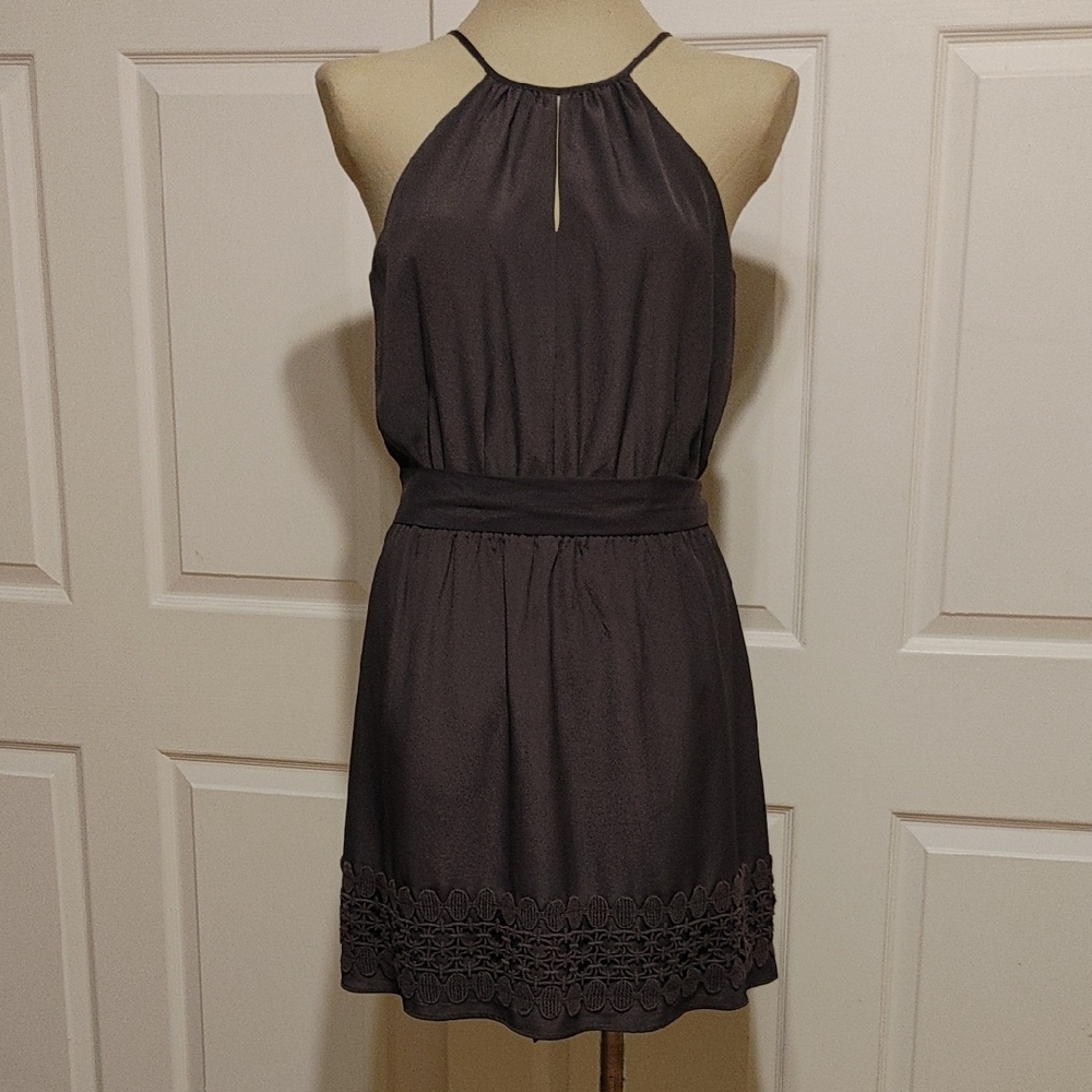 🖤Express Elegant Charcoal Dress